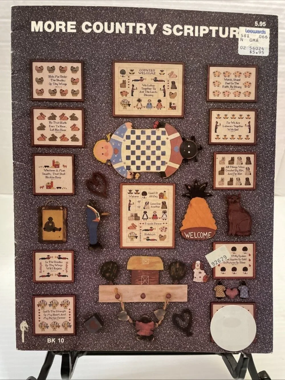 More Country Scriptures Cross Stitch Pattern Booklet The Stitching Post 1985 EUC